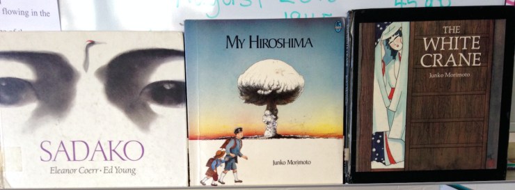 Three of the books which inspired the learning and teaching